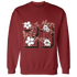 Dune Red 13s Sweatshirt Match 23 Floral - NastyJamz