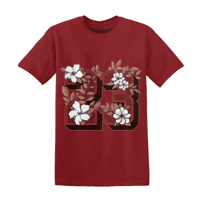 Dune Red 13s T Shirt Match 23 Floral - NastyJamz