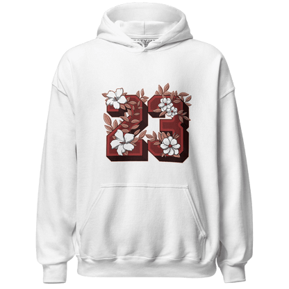 Dune Red 13s Hoodie Match 23 Floral - NastyJamz