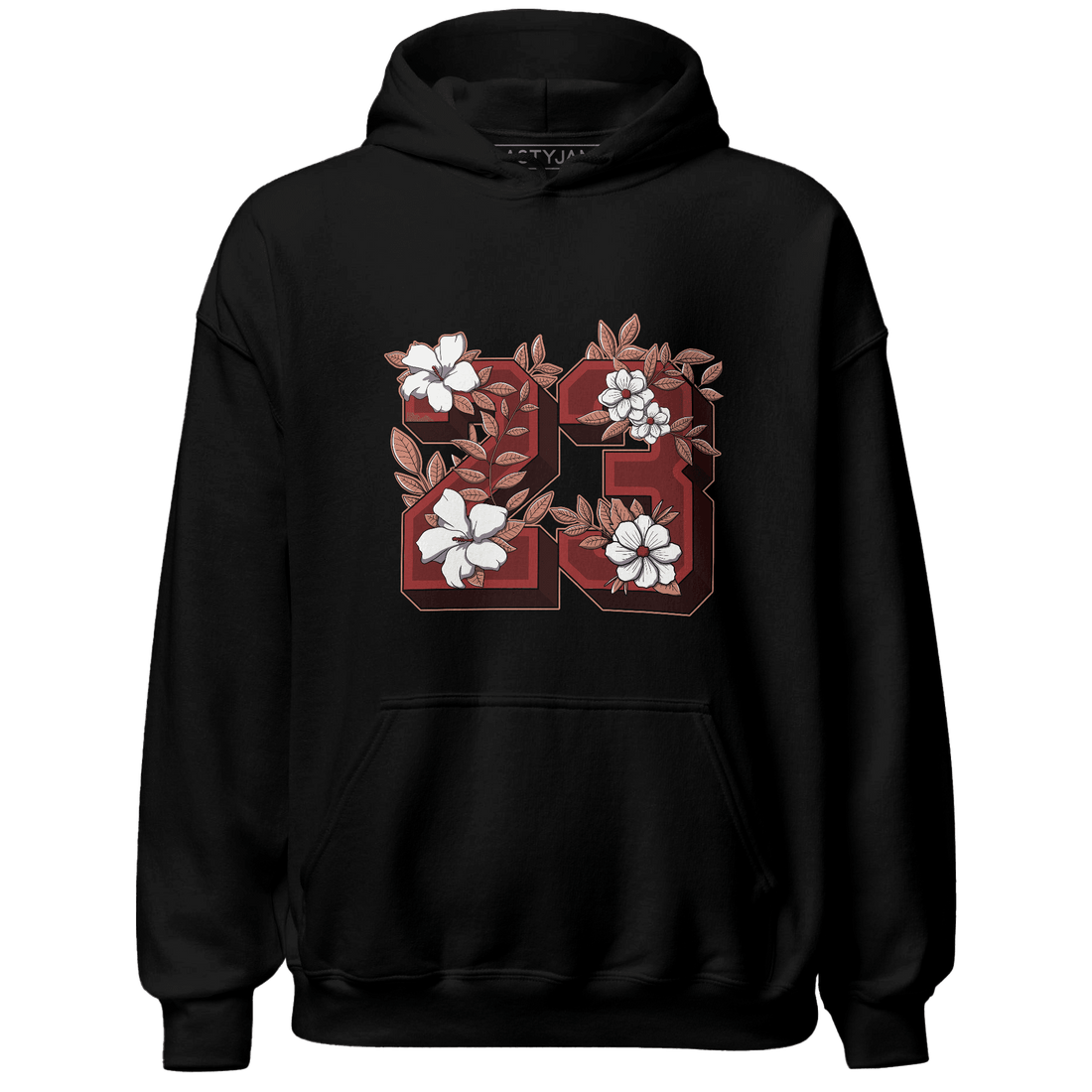 Dune Red 13s Hoodie Match 23 Floral - NastyJamz