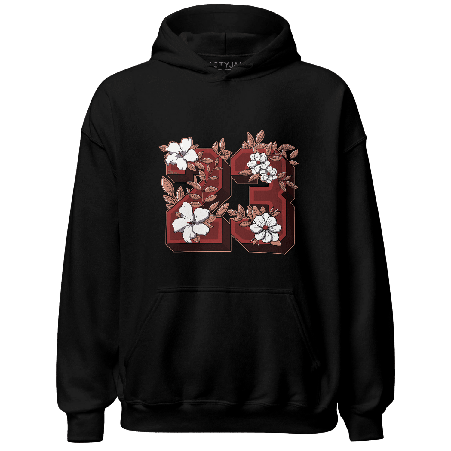 Dune Red 13s Hoodie Match 23 Floral - NastyJamz