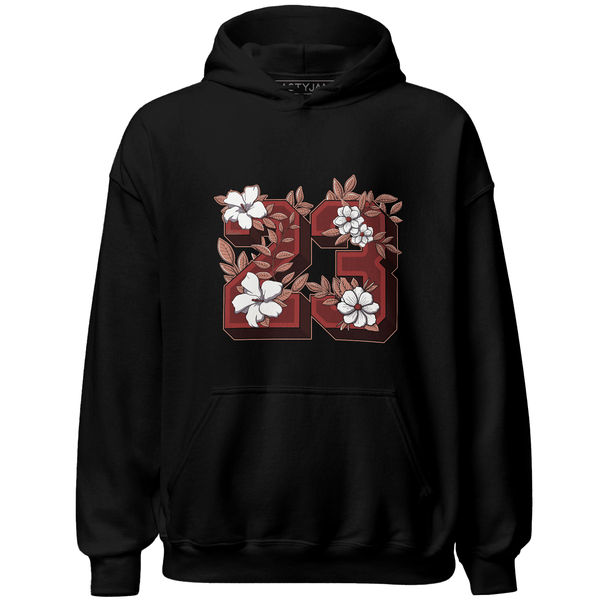 Dune Red 13s Hoodie Match 23 Floral - NastyJamz