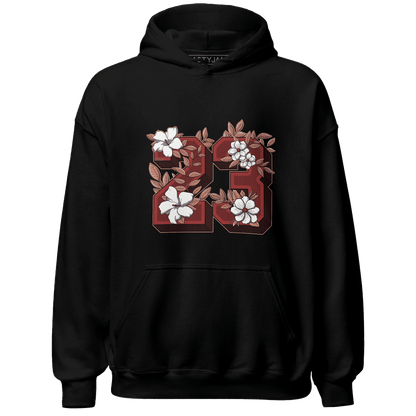 Dune Red 13s Hoodie Match 23 Floral - NastyJamz