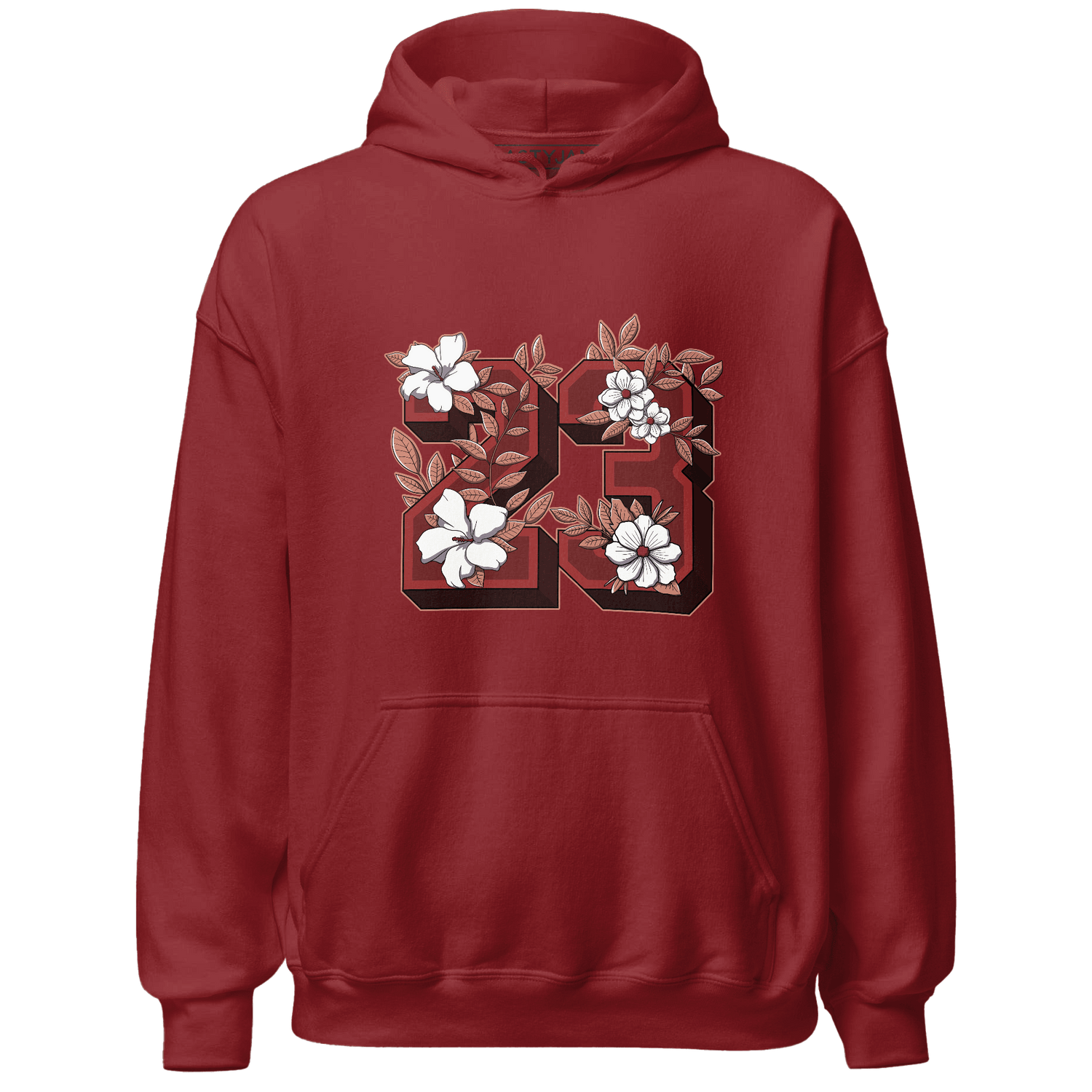 Dune Red 13s Hoodie Match 23 Floral - NastyJamz