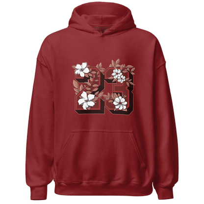 Dune Red 13s Hoodie Match 23 Floral - NastyJamz