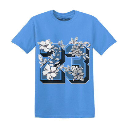 Carolina-Blue-Univercitii-17s-NastyJamz-T-Shirt-Match-23-Floral