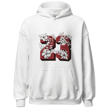 Black-Toe-Reimagined-Red-White-1s-Hoodie-Match-23-Floral