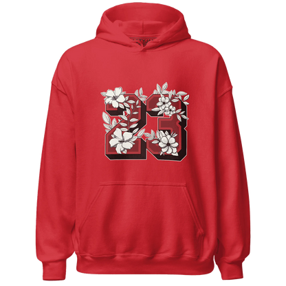 Black-Toe-Reimagined-Red-White-1s-Hoodie-Match-23-Floral
