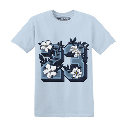 First In Flight 1s T Shirt Match 23 Floral - NastyJamz