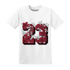 High 85 Metallic Burgundy 1s T Shirt Match 23 Floral - NastyJamz