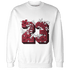 High 85 Metallic Burgundy 1s Sweatshirt Match 23 Floral - NastyJamz