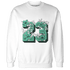 High OG Green Glow 1s Sweatshirt Match 23 Floral - NastyJamz