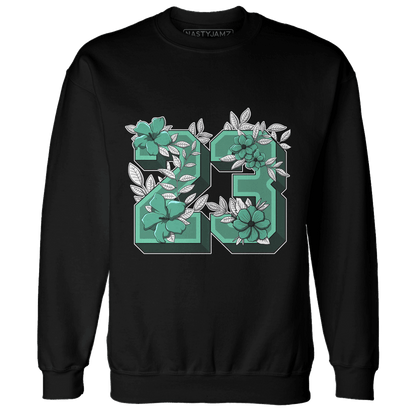 High OG Green Glow 1s Sweatshirt Match 23 Floral - NastyJamz