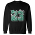 High OG Green Glow 1s Sweatshirt Match 23 Floral - NastyJamz