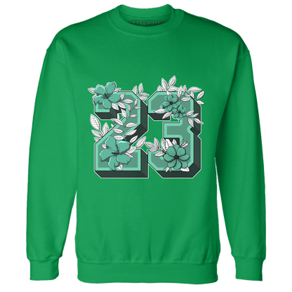 High OG Green Glow 1s Sweatshirt Match 23 Floral - NastyJamz