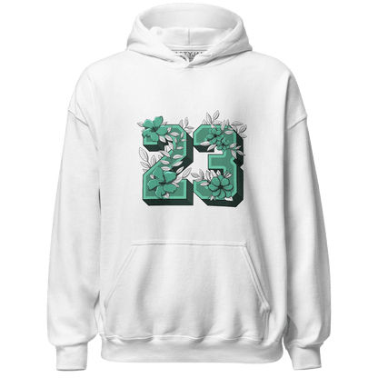 High OG Green Glow 1s Hoodie Match 23 Floral - NastyJamz