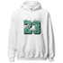 High OG Green Glow 1s Hoodie Match 23 Floral - NastyJamz