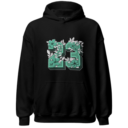 High OG Green Glow 1s Hoodie Match 23 Floral - NastyJamz