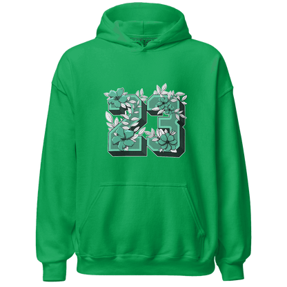 High OG Green Glow 1s Hoodie Match 23 Floral - NastyJamz