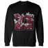 High White Team Red 1s Sweatshirt Match 23 Floral - NastyJamz