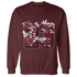 High White Team Red 1s Sweatshirt Match 23 Floral - NastyJamz