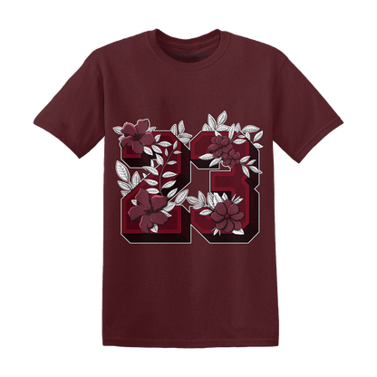 High White Team Red 1s T Shirt 23 Floral - NastyJamz