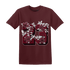 High White Team Red 1s T Shirt 23 Floral - NastyJamz
