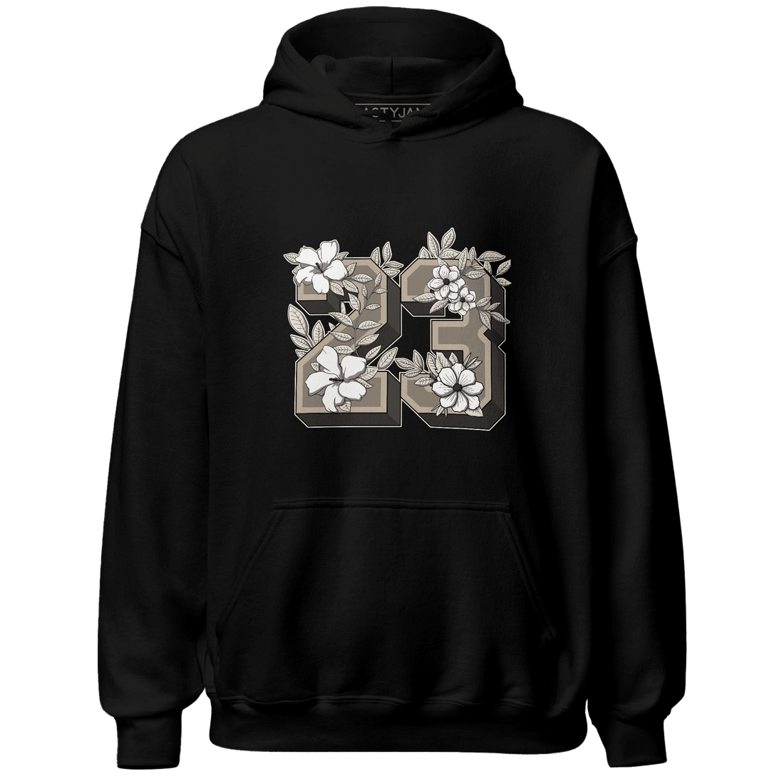 Latte 1s Hoodie Match 23 Floral - NastyJamz