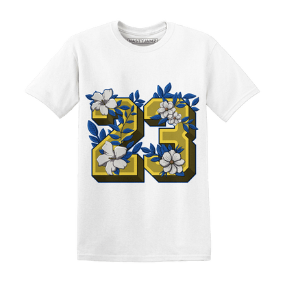 Low OG Canary TVSC 1s T Shirt Match 23 Floral - NastyJamz