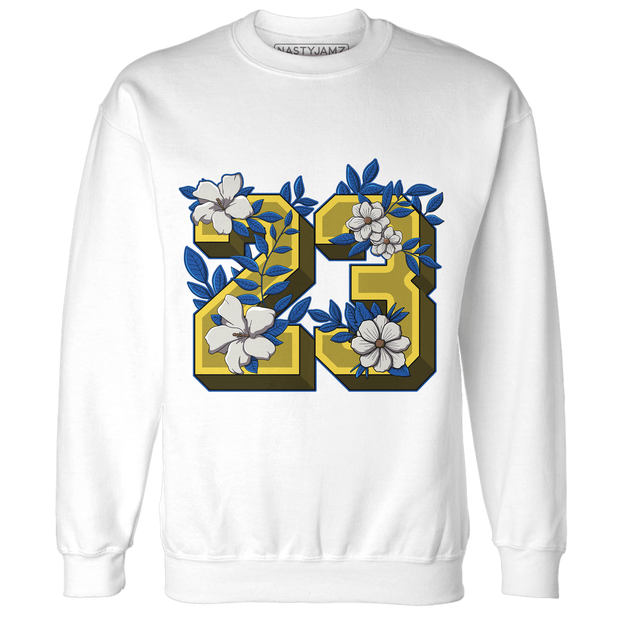 Low OG Canary TVSC 1s Sweatshirt Match 23 Floral - NastyJamz