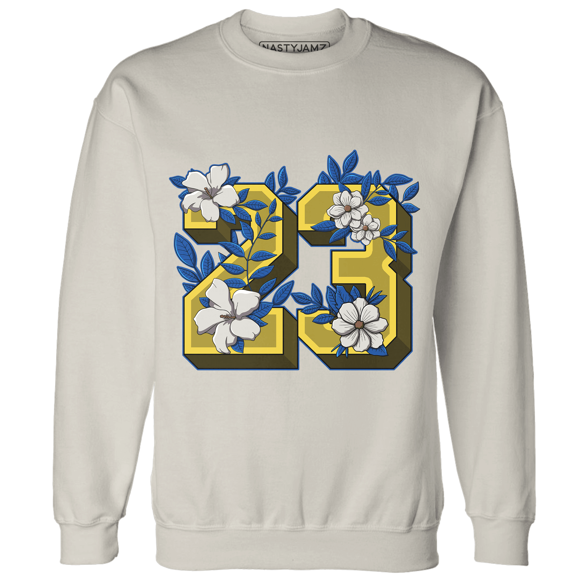 Low OG Canary TVSC 1s Sweatshirt Match 23 Floral - NastyJamz