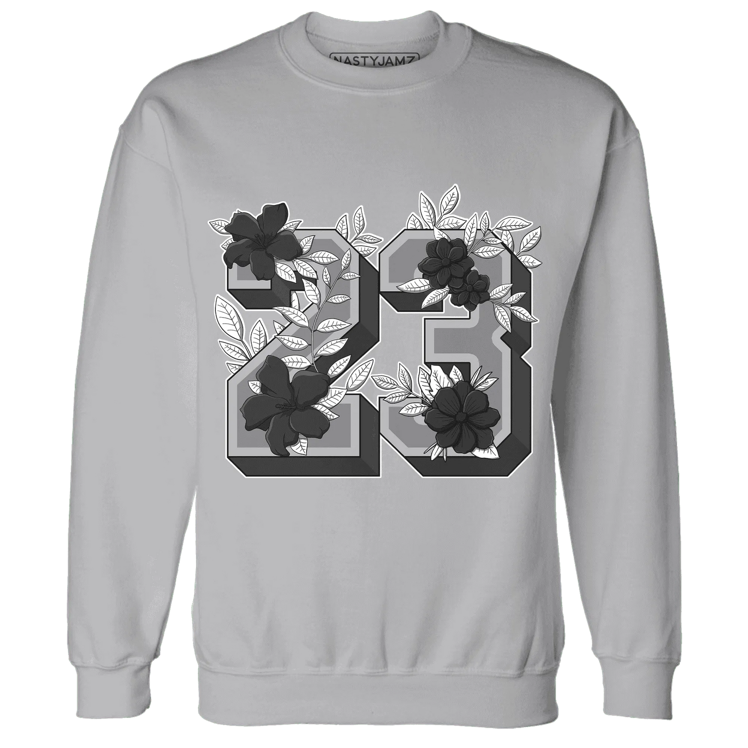 Wolf-Grey-1s-Sweatshirt-Match-23-Floral