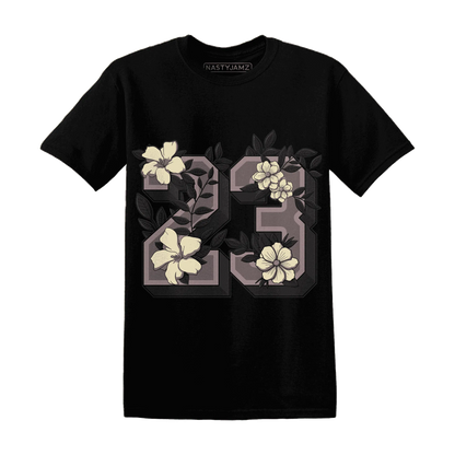 Black-Violet-Ore-3s-NastyJamz-T-Shirt-Match-23-Floral