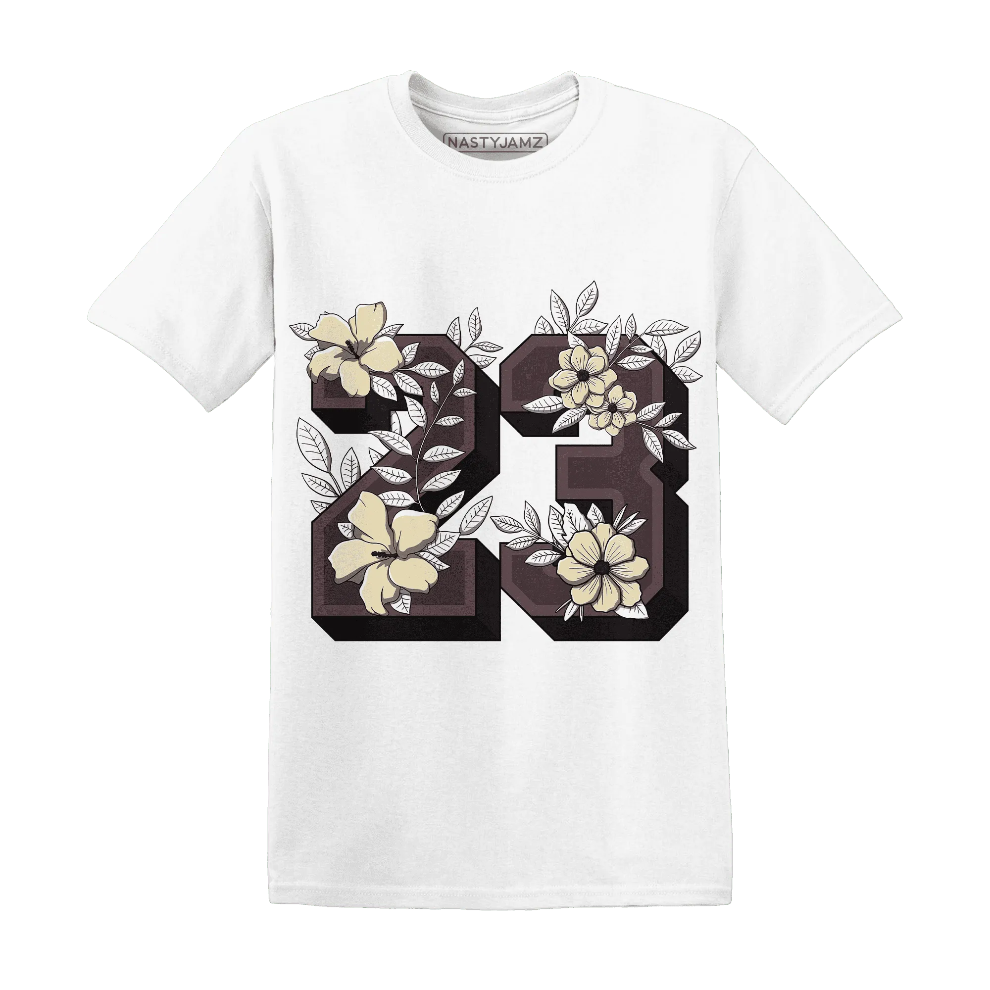 Burgundy-Crush-3s-NastyJamz-T-Shirt-Match-23-Floral