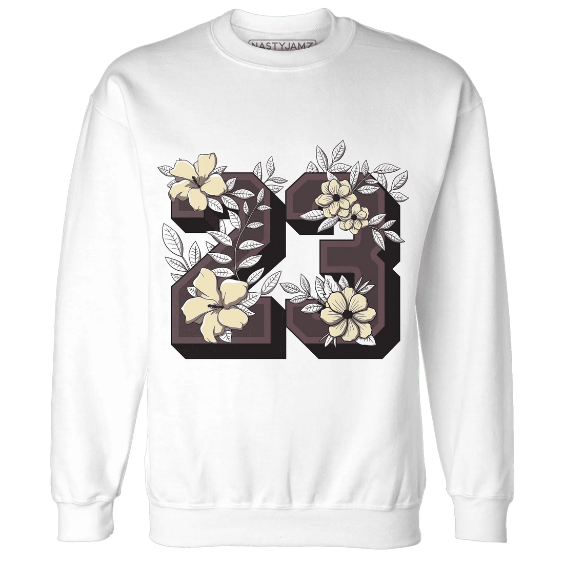 Burgundy-Crush-3s-NastyJamz-Sweatshirt-Match-23-Floral