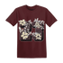 Burgundy-Crush-3s-NastyJamz-T-Shirt-Match-23-Floral