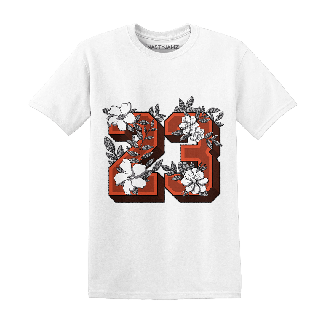 Georgia Peach 3s T Shirt Match 23 Floral - NastyJamz