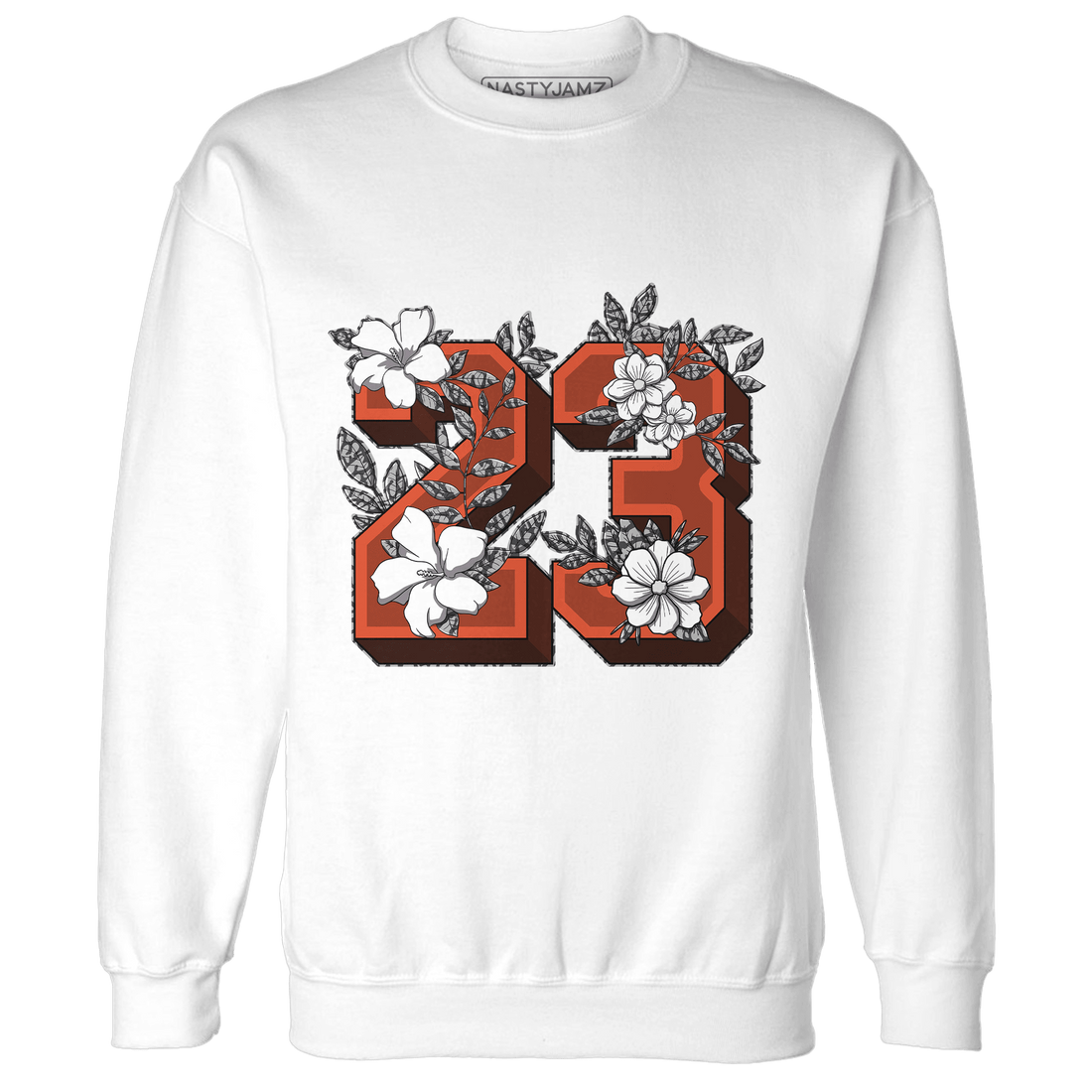 Georgia Peach 3s Sweatshirt Match 23 Floral - NastyJamz