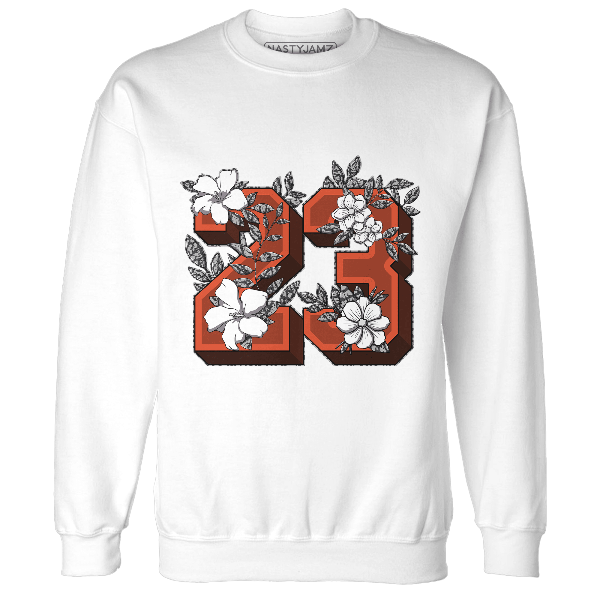 Georgia Peach 3s Sweatshirt Match 23 Floral - NastyJamz