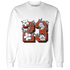 Georgia Peach 3s Sweatshirt Match 23 Floral - NastyJamz