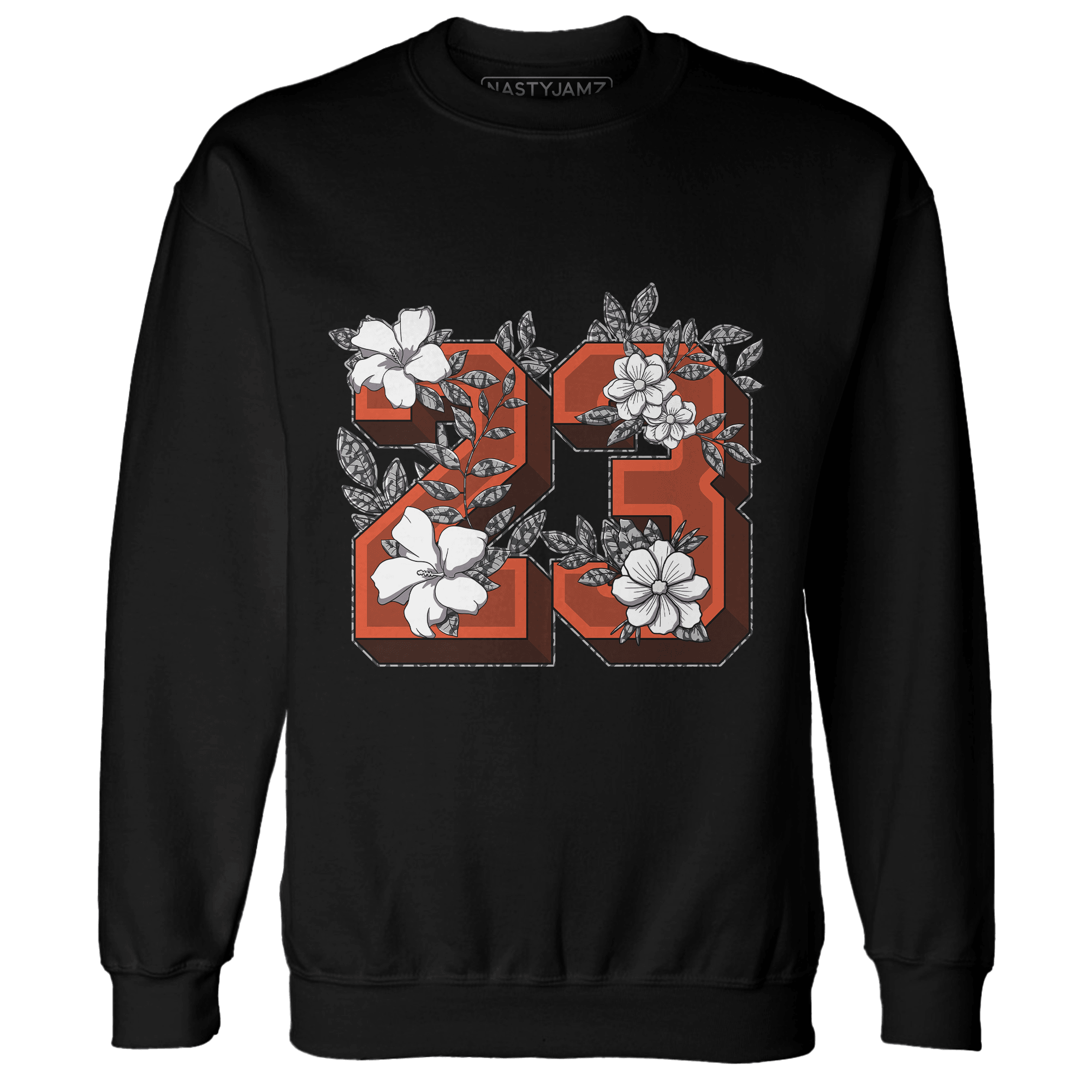 Georgia Peach 3s Sweatshirt Match 23 Floral - NastyJamz