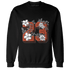 Georgia Peach 3s Sweatshirt Match 23 Floral - NastyJamz