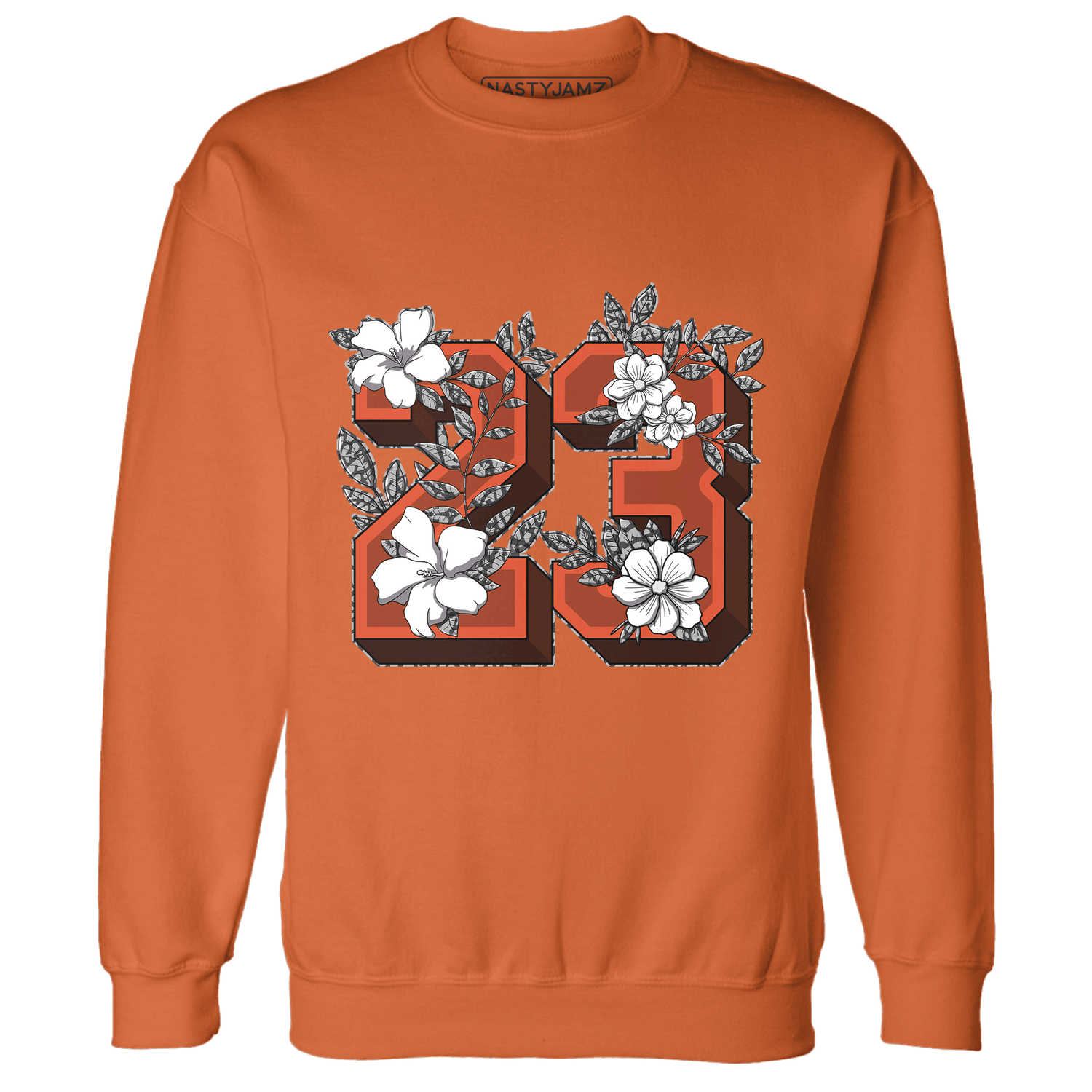 Georgia Peach 3s Sweatshirt Match 23 Floral - NastyJamz