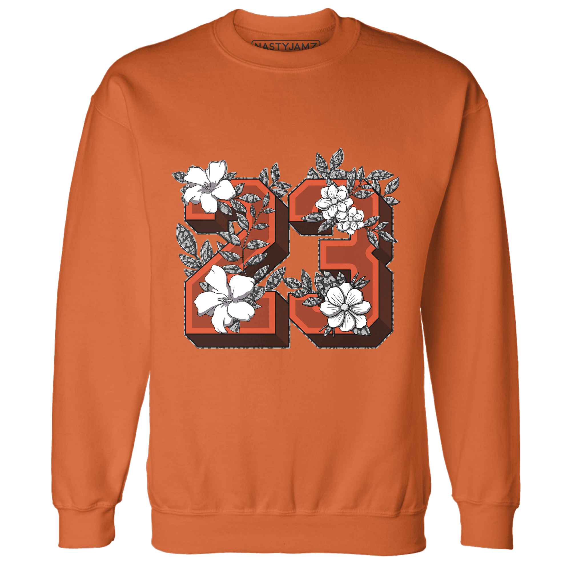 Georgia Peach 3s Sweatshirt Match 23 Floral - NastyJamz