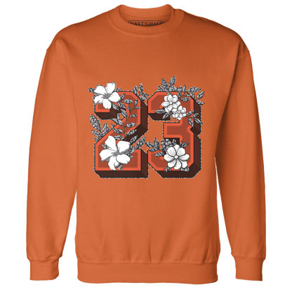 Georgia Peach 3s Sweatshirt Match 23 Floral - NastyJamz