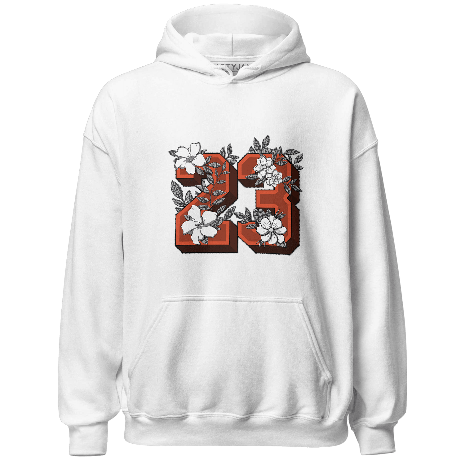 Georgia Peach 3s Hoodie Match 23 Floral - NastyJamz
