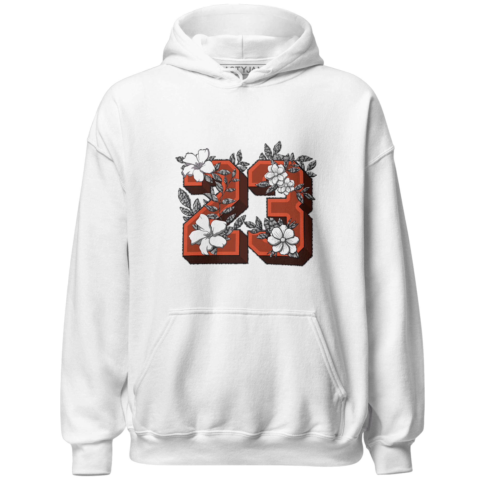Georgia Peach 3s Hoodie Match 23 Floral - NastyJamz