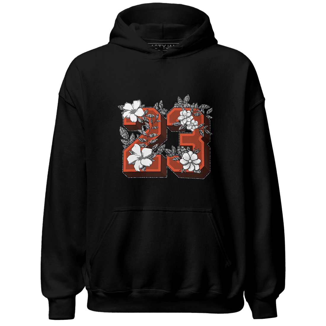 Georgia Peach 3s Hoodie Match 23 Floral - NastyJamz