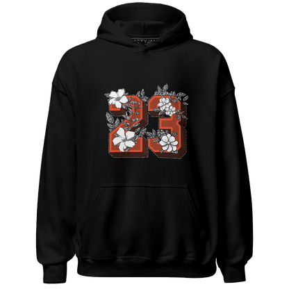 Georgia Peach 3s Hoodie Match 23 Floral - NastyJamz