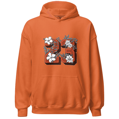Georgia Peach 3s Hoodie Match 23 Floral - NastyJamz